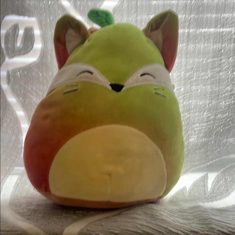 PEAR FOX Squishmallows Green and Orange Fox Plush 🍐🦊